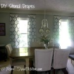 DIY stencil drapes Royal Design Studio