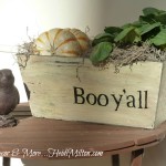 Boo y'all typography planter