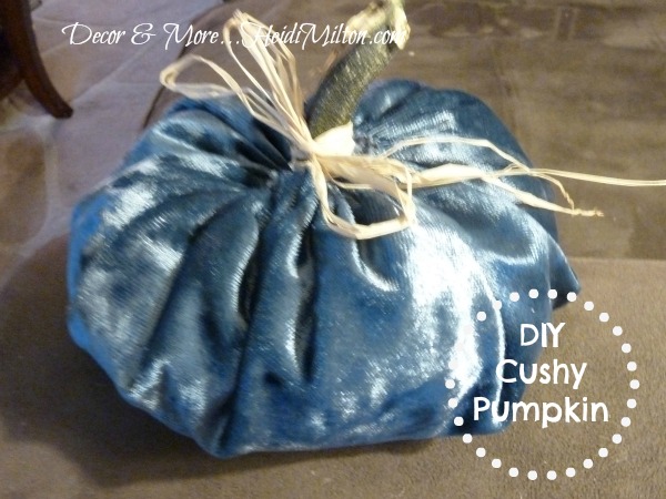 DIY Cushy Pumpkin