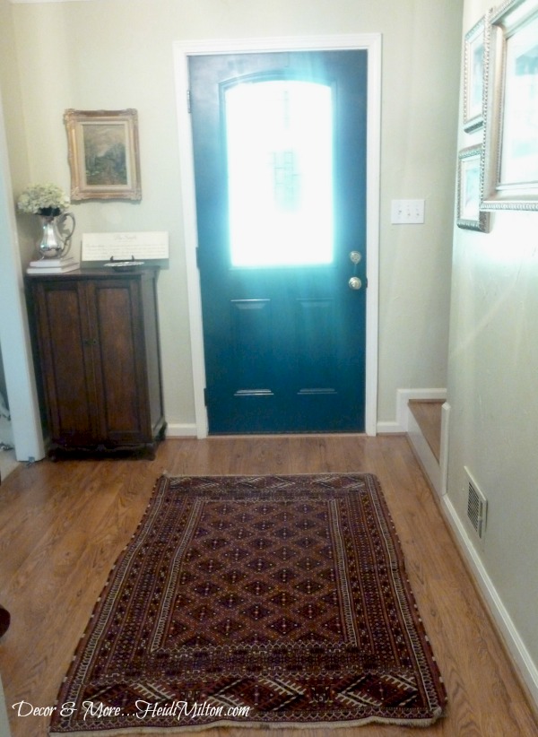 foyer toward door