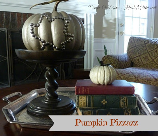 DIY Nailhead Pumpkin