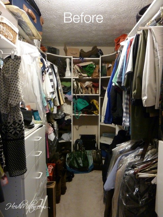 Small space project closet