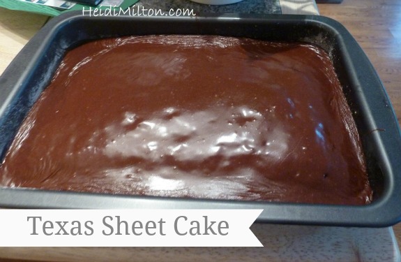 texas sheet cake