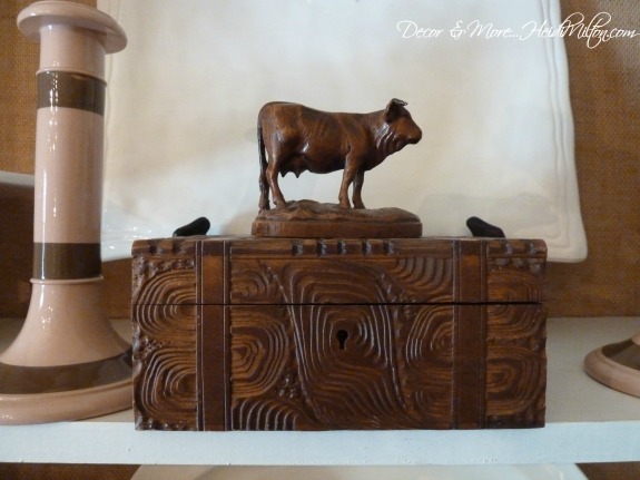 Linden antique wooden box