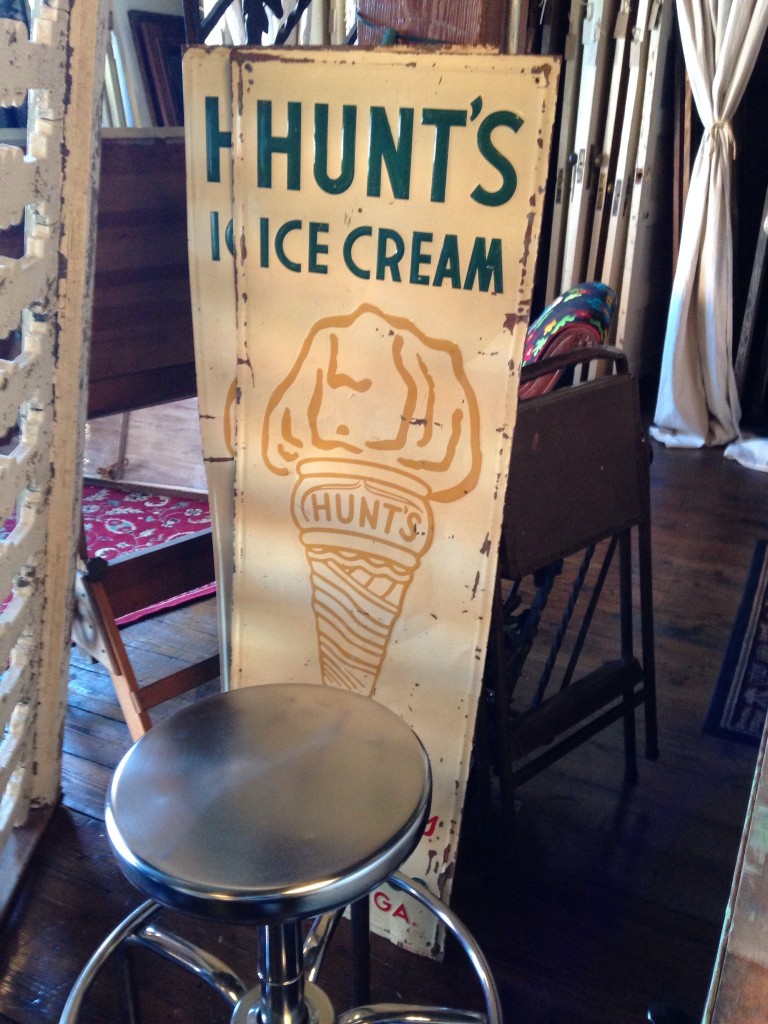 hunts ice cream signs