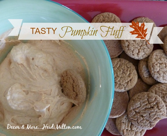 Pumpkin fluff dip recipe