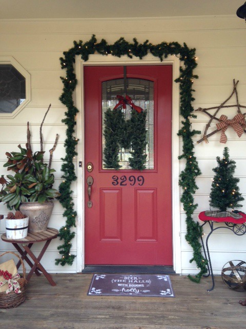 christmas porch