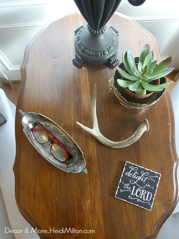 table vignette birds eye