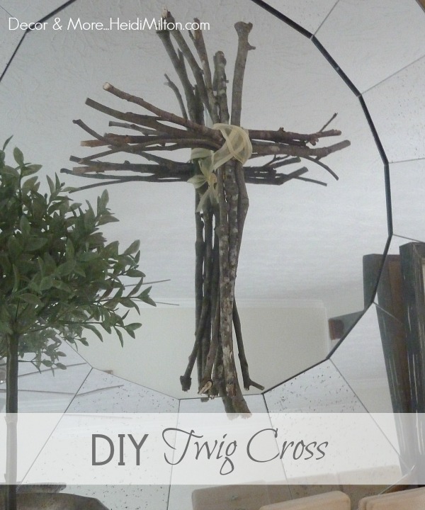 DIY Twig Cross cover
