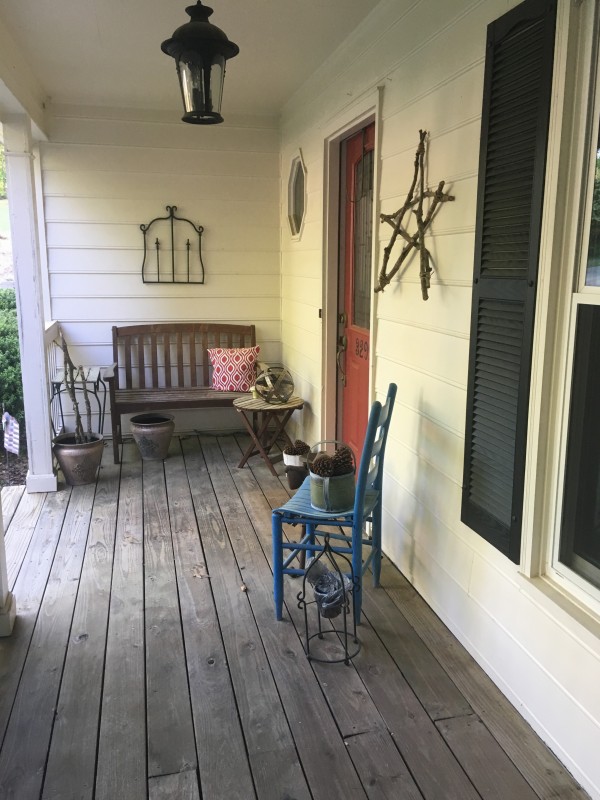 my porch before