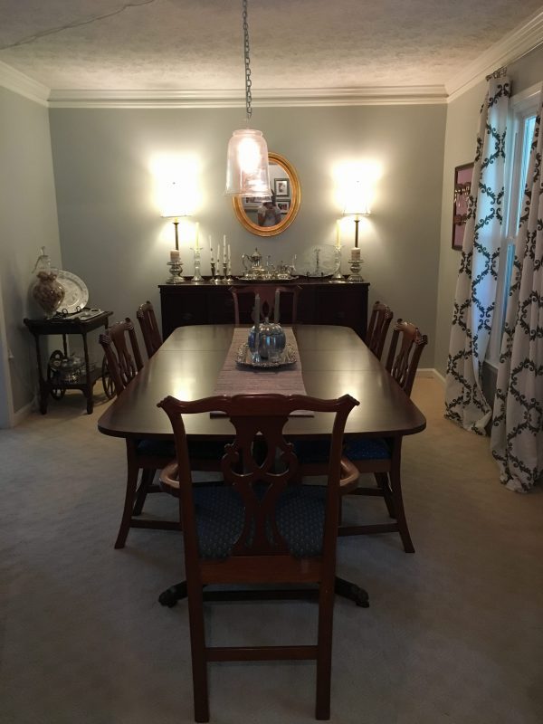 dining room new arrangement 2016