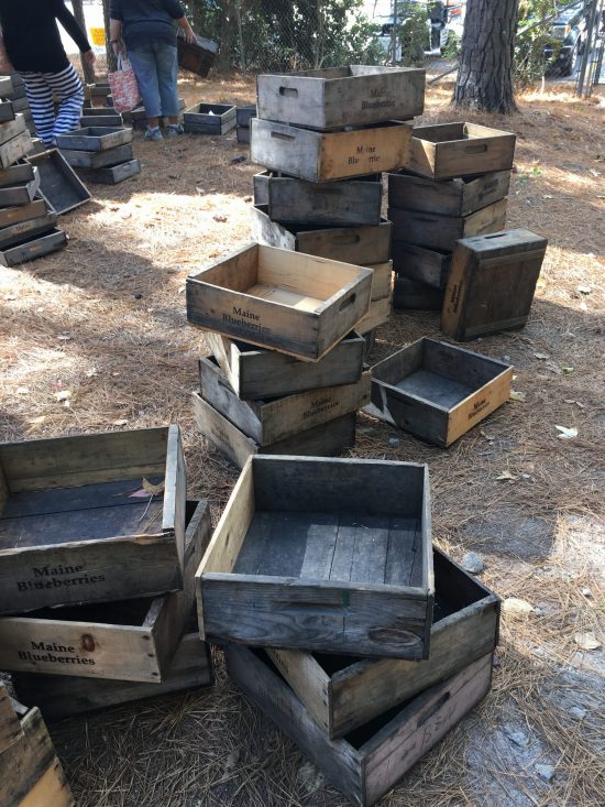 Country Living Fair crates