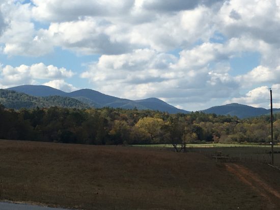 Blue RIdge view from van Zandts