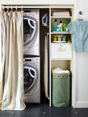 hallway laundry rooms