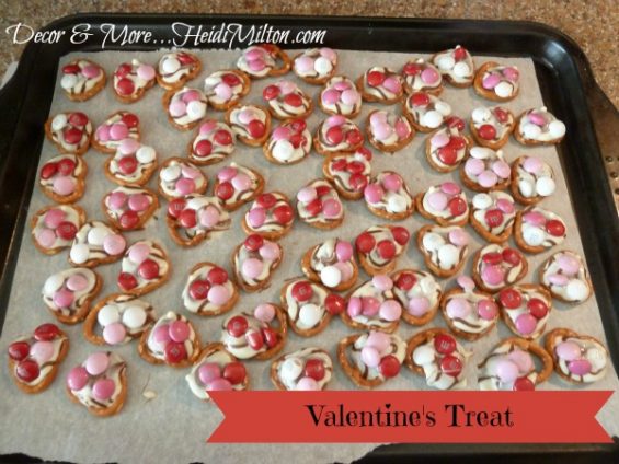 Valentine's Day sweet and salty treat
